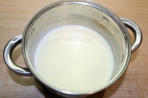 Твёрдый сыр из молока - фото шаг 3
