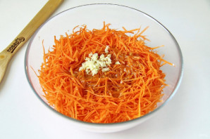Корейская морковь с мясом - фото шаг 3