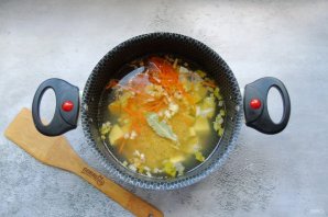 Рыбный суп с булгуром - фото шаг 8