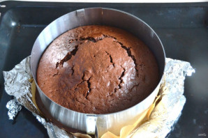 Торт "Шоколадный бархат" со сливочным кремом - фото шаг 11
