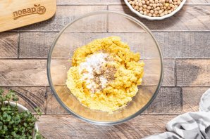 Нутовый хлеб без муки и дрожжей - фото шаг 6