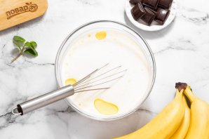 Блины с шоколадом и бананом - фото шаг 4