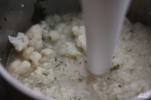 Суп-пюре из цветной капусты диетический - фото шаг 3