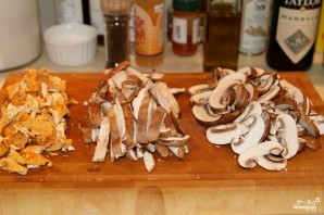 Паста сливочная с грибами - фото шаг 1