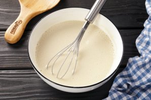 Блины с красной рыбой - фото шаг 6