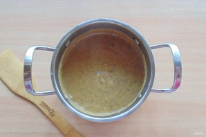 Тыквенный суп-пюре с шампиньонами - фото шаг 10