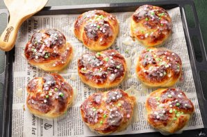 Булочки на Пасху - фото шаг 18