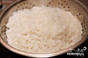Рис со свининой, омлетом и овощами - фото шаг 1