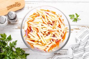 Салат из свежей капусты - фото шаг 5