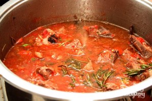 Мясо по-итальянски в томатном соусе - фото шаг 6