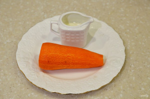 Морковный сок со сливками - фото шаг 2