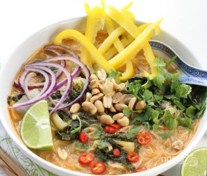 Тайский суп с лапшой - фото шаг 6