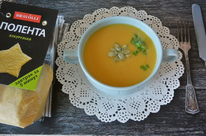 Тыквенный крем-суп с полентой от "Bravolli" - фото шаг 1
