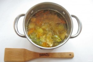 Куриный суп с брюссельской капустой - фото шаг 9