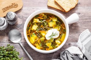 Суп из щавеля - фото шаг 11