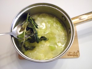 Суп из кабачков с мятой - фото шаг 5