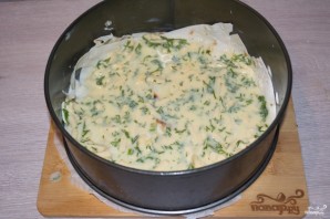 Пирог из лаваша с сыром в духовке - фото шаг 7