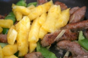 Мясо с ананасом - фото шаг 4