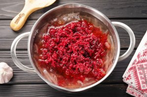 Борщ "Постный" - фото шаг 11