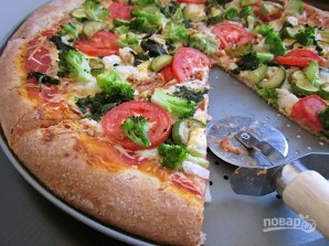 Тесто для пиццы из цельнозерновой муки - фото шаг 11