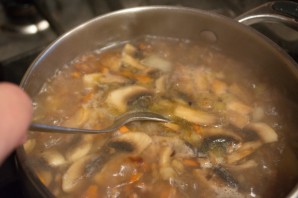 Суп с гречкой без мяса - фото шаг 5