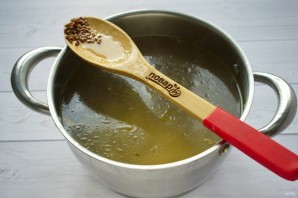 Гречневый суп с баклажанами - фото шаг 5