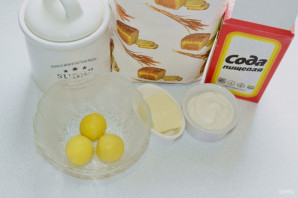 Печенье с вареными желтками - фото шаг 1