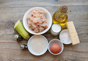 Куриное суфле с кабачками в духовке - фото шаг 1