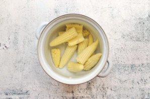 Мини-кукуруза в банке на зиму - фото шаг 3