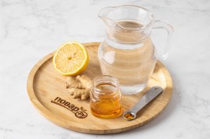 Имбирный напиток с лимоном и медом - фото шаг 1