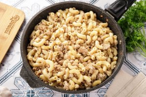 Макароны с фаршем - фото шаг 11