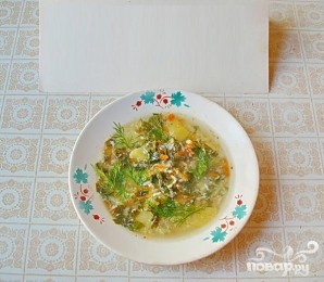 Весенний зеленый суп со щавелем - фото шаг 4