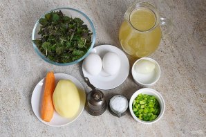 Щи с крапивой - фото шаг 1