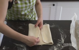 Пресное слоеное тесто (домашний рецепт) - фото шаг 10