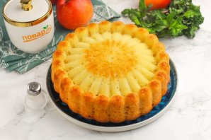 Сметанный пирог простой в духовке - фото шаг 8