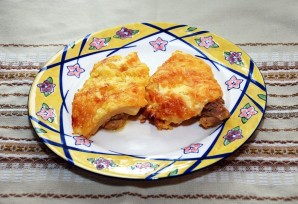 Курица с ананасами и сыром - фото шаг 6