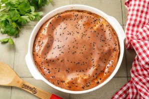 Быстрый пирог с капустой - фото шаг 13