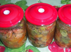 Салат на зиму из огурцов и помидоров - фото шаг 5