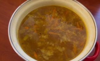 Суп с кусочками говядины - фото шаг 5