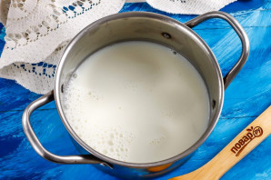 Домашняя сметана из козьего молока - фото шаг 2