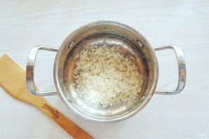 Рисовая запеканка с яблоком в мультиварке - фото шаг 2