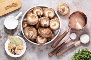 Маринованные шиитаке - фото шаг 1
