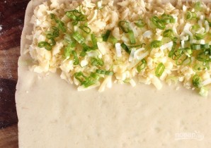 Картофельные уголки с сыром и зеленым луком - фото шаг 5