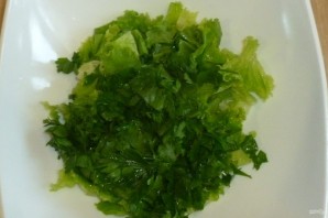 Огуречный салат с семечками - фото шаг 3