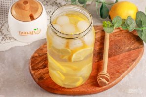 Лимонад с медом и лимоном - фото шаг 6