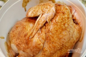Лучший рецепт запечённой курицы в горчичном маринаде - фото шаг 4