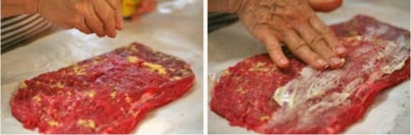 Бифштекс из говядины на сковороде - фото шаг 3