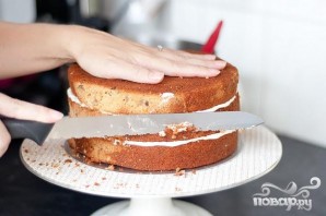 Ореховый торт с кленовым кремом - фото шаг 3