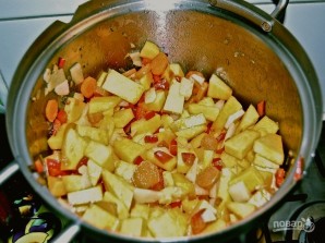 Хрустящий суп из тыквы с сухариками - фото шаг 7