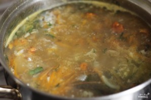 Суп с лисичками - фото шаг 7